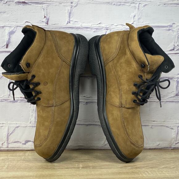 Red Wing 8662 Brown Chukka Work Boots Men's Size 14 Lace Up Slip Resistant - Picture 5 of 9